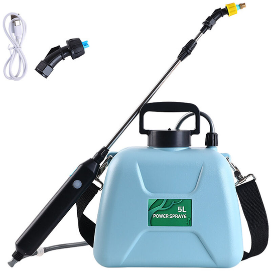 5L Rechargeable Shouldered Sprinkler Handheld Electric Sprayer Agriculture Tools Watering Can Atomizing Watering Bottle Water Sprayer Garden Plants