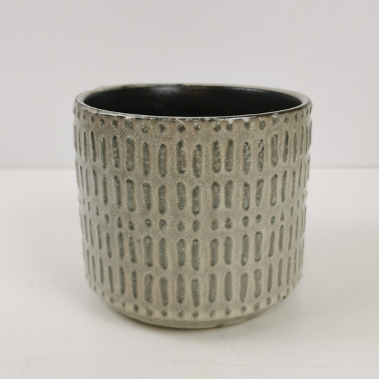 Grey Morse Ceramic Planter/House Plant Pot