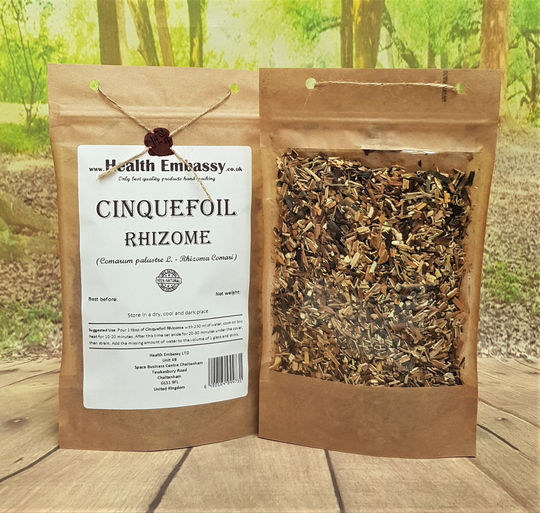Cinquefoil Rhizome/Comarum Palustre L Herbal Tea Health Embassy