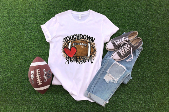 Touchdown Season Game Day Shirt, Team Spirit Tee, Sunday Football, Cute Football Sports Baseball Soccer Basketball Athletics