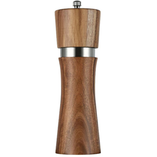 Fvbjd - Salt and Pepper Grinder Set, Manual Salt and Pepper Mills- Wooden Pepper Grinder -Salt Grinder 6 inch bubble bag packaging