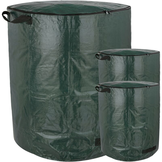 Garden cleaning bags 272L 67 x 76 cm 3 units - Primematik