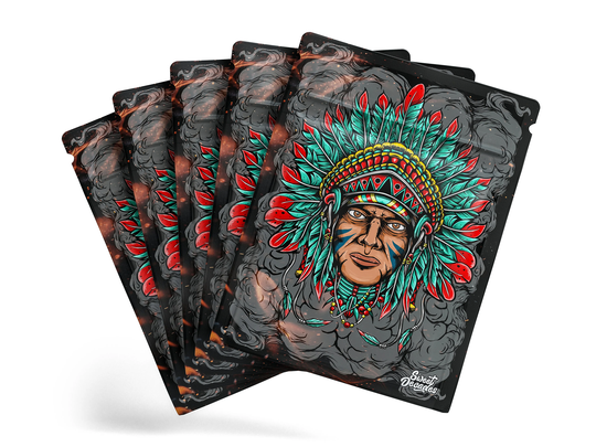 100 Pack Medicine Man - Sweet Decades Mylar Bags | 3 X 4 Inch