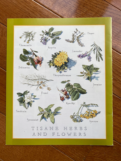 Tisane Herbs & Flowers - Cook's Illustrated Back Cover