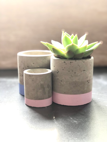 Unique Handmade Concrete Planters/Personalised Home Decor Christmas Gift