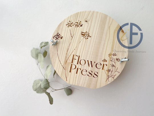Flower Press | Botanical Herb Gift For Her Plant Kit Wedding