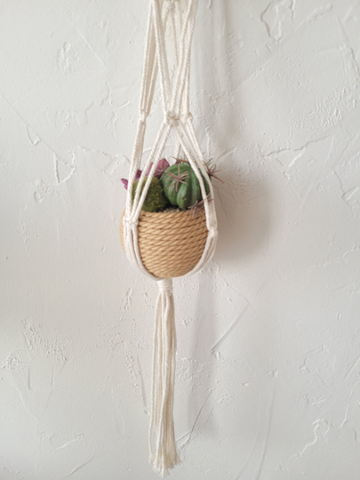 Macrame Plant Hanger Indoor Hanging Planter Decorative Flower Pot Holder For Outdoor Boho Home Decor