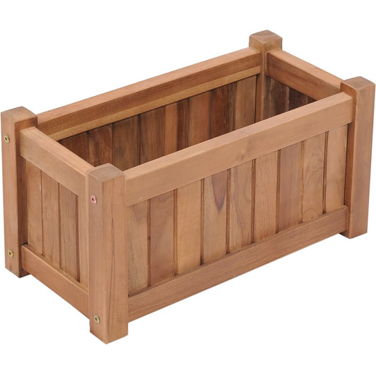 Vidaxl - Raised Bed 50x25x25 cm Solid Teak Wood Brown