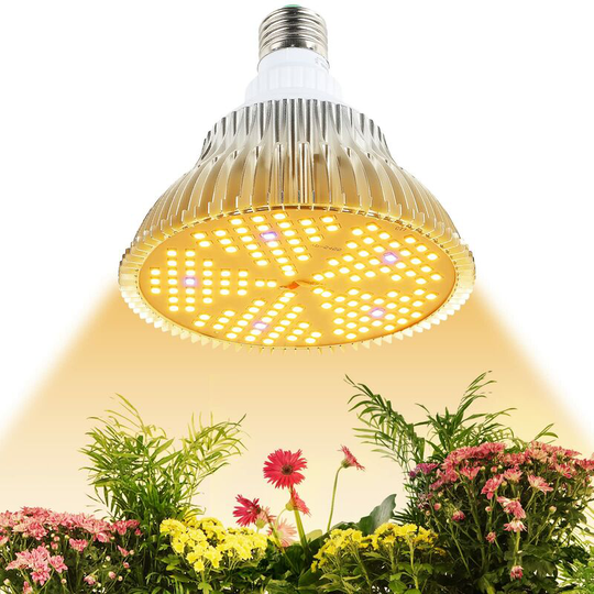 Heguyey - 180W Plant Light, 150 led Full Spectrum Plant Lamp, E27 Plant Grow Light Bulb Lamp for Indoor Plants Germination Vegetables Flowers