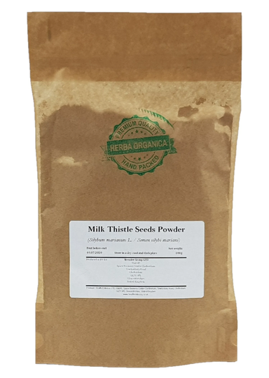 Milk Thistle Seeds Powder - Silybum Marianum L # Herba Organica