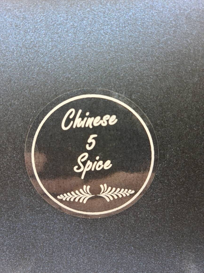4 Sizes Clear Round Poly Custom Foiled White, Herb & Spice Jar Sticker Labels, Custom, Personalised, Stickers, Wedding Favors, Labels