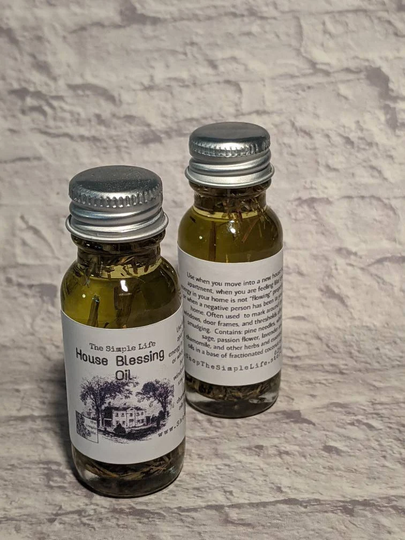 House Blessing Anointing Oil - For Witchcraft, Wicca, Pagan, Voodoo, Hoodoo & More