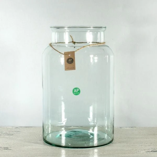 Recycled Glass Medici Jar | 30cm Terrarium Planter For Cacti, Succulents & Indoor Plants