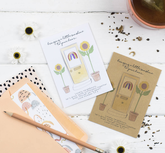 Letterbox Love Personalised Sunflower Seed Packet