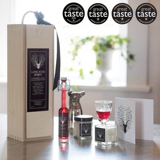 Luxury Gift Box Gin, Bath Salts And Hand Poured Candle