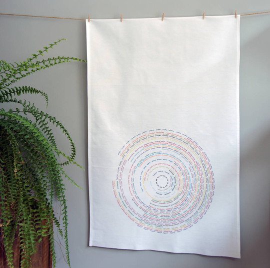 Eat In Season Tea Towel