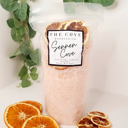 Sennen Cove Luxury Bath Salts With Oranges