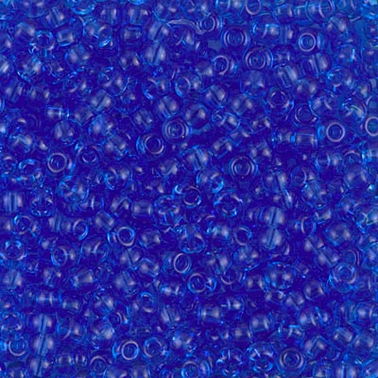 Seed Bead 8-150 Miyuki Beads 8/0 Transparent Sapphire 10 Grams Diy