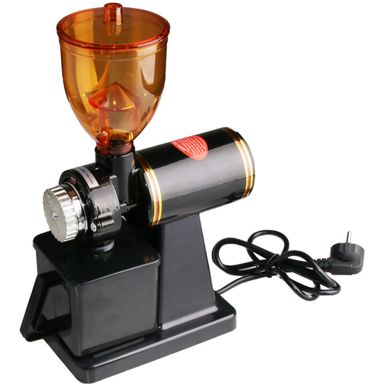 Axhup - Coffee Grinder, Adjustable Electric Kitchen Grinder Machine with 8 Levels for Coffee Beans Spiced Nuts Herbs (Black)