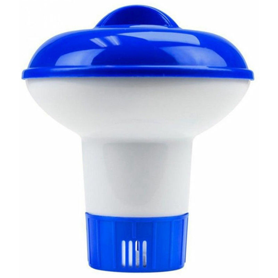 Swimming Pool Automatic Dosing Floating Water Medicine Box (without chemical cleaning tablets), Small size 5 inches