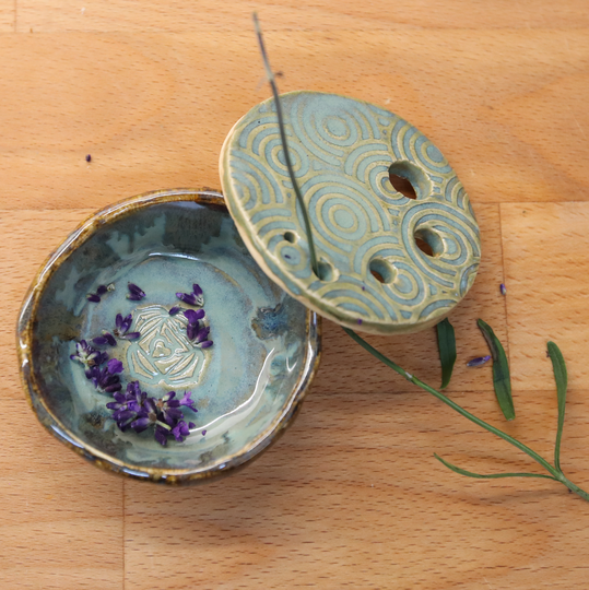Handmade Herb Stripper With Bowl