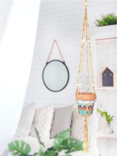 Seashell Hanging Planter Indoor & Outdoor Home Decor, Wall Planters For Orchids Succulent, Plant Lovers, Coastal Sea Shells