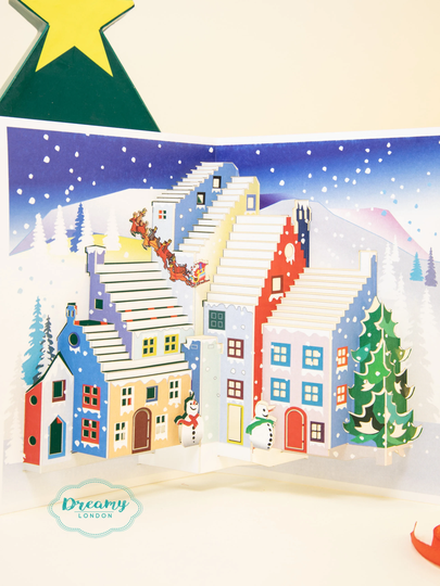 Snowman Pop Up Christmas Cards - 3D Card Seasons Greetings Mum Wife 2022