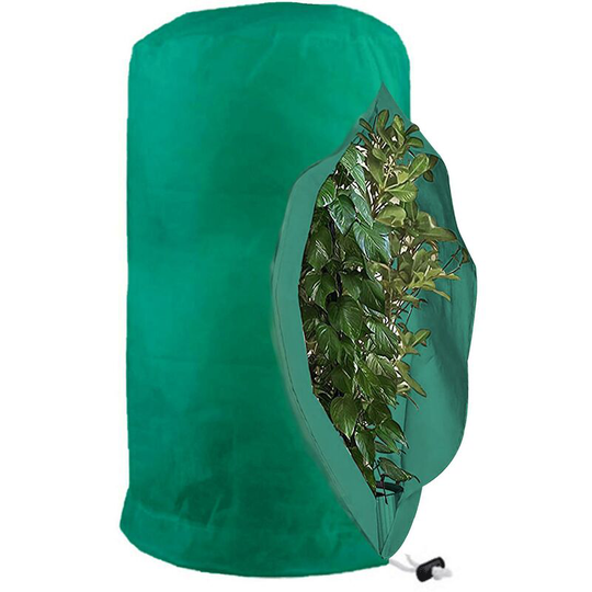 Chomel Plant Cover Winter Warm Cover Tree Shrub Plant Protecting Bag Frost Protection For Yard Garden Plants Small Tree Against Cold Green 140 x