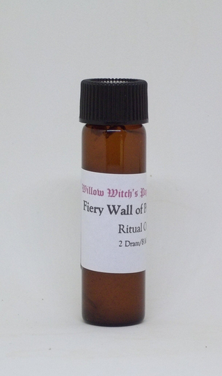 Unscented Fiery Wall Of Protection Oil 2 Dram 8 Ml Witchcraft Wicca Hoodoo Voodoo Santeria