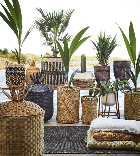 Eclectic Danish Planters