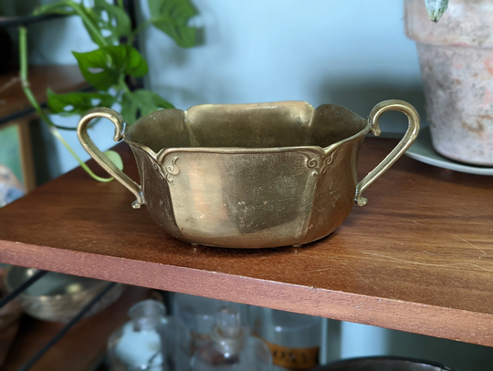 Vintage Gilde Brass Jardinière/Planter