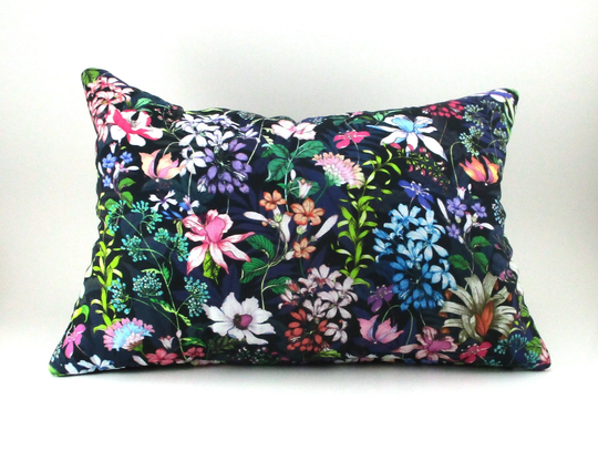 Flower Garden Pillow - Buckwheat Throw With Or Without Lavender 12 1/2