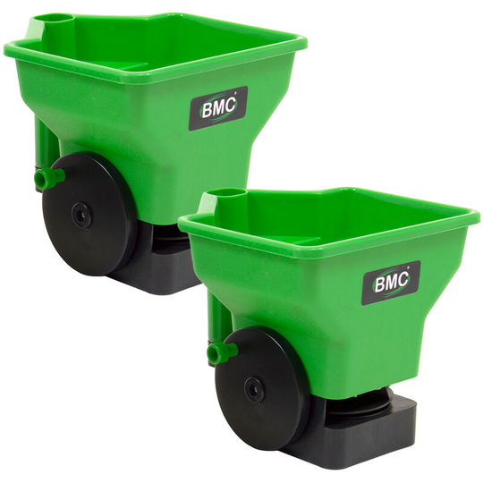 Handheld Fertiliser, Seed and Salt Spreader - Pack of 2 - BMC