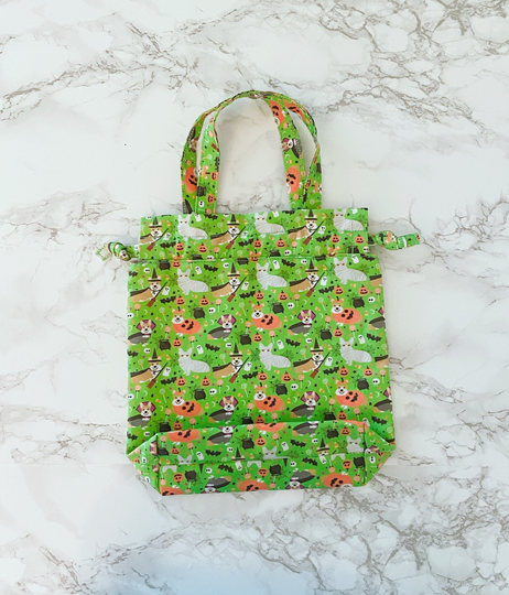 Seasonal Corgi Halloween Drawstring Bag [Limited Edition]