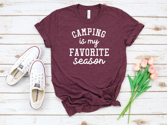 Camping Is My Favorite Season Shirt, Season, Gift, Hiking Adventure Shirt