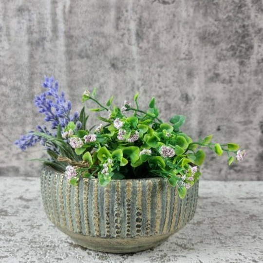 Distressed Concrete Pot
