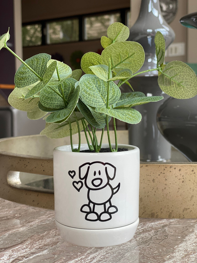 Puppy Love - Dog Lover Planter Punny Succulent