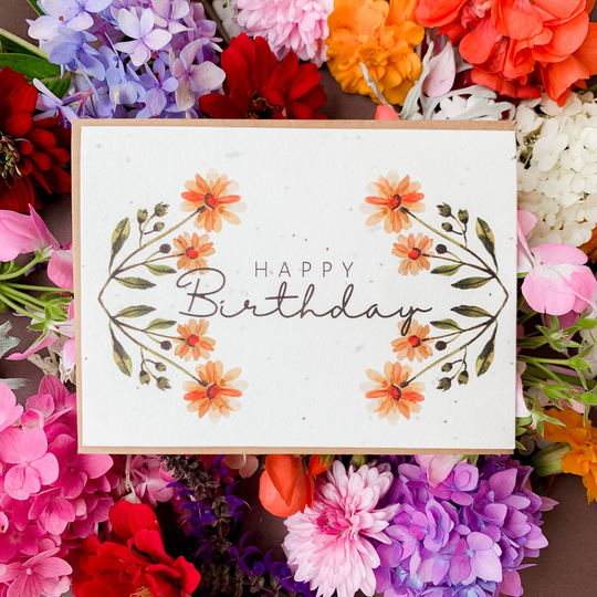 Plantable Seed Birthday Card, 6x4