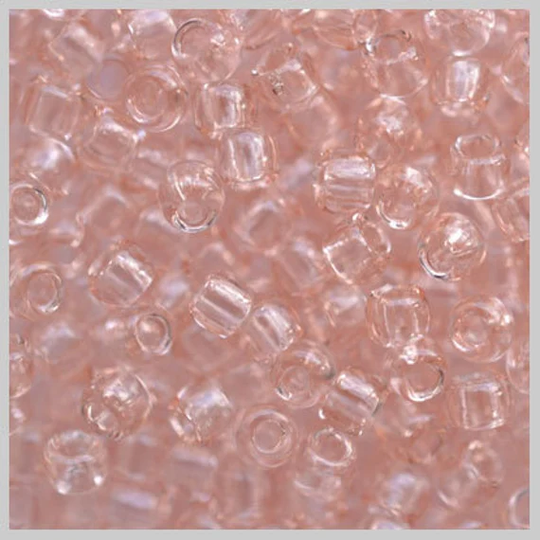 Toho Seed Beads Tr-11-11 Size 11/0 Transparent Rosaline 7.5 Grams Diy