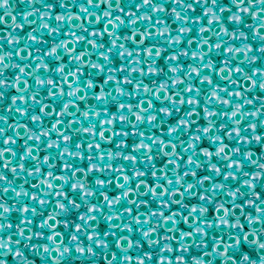 Miyuki Seed Beads 8/0 Aqua Green Ceylon, 0536