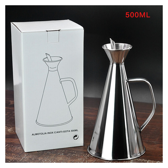 Oil antipotent stainless steel 500ml-T203-seasoning bottle oil bottle - Thsinde