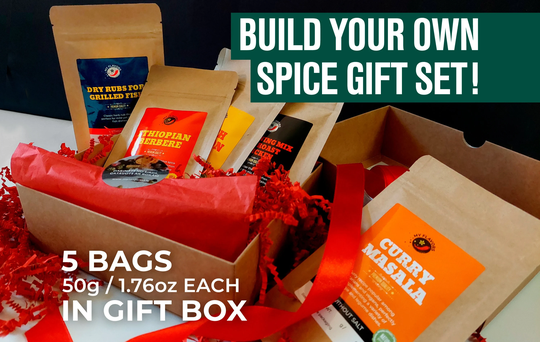 Spice Gift Set - Spice Box Bbq Rub Build Your Own Surprise Seasoning Basket For Men