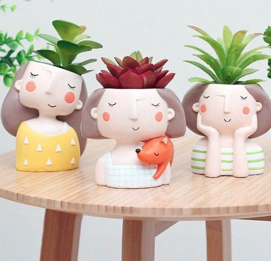 Girls Flower Planter | Pot Mini