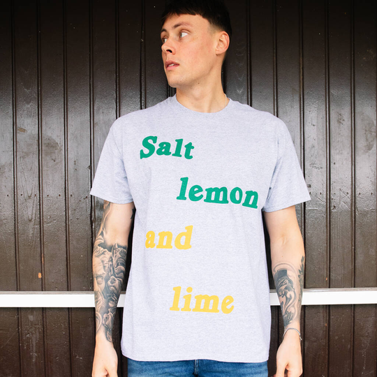 Salt Lemon And Lime Men's Slogan T Shirt