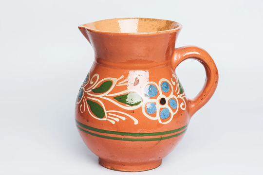 Old Clay Vase Dulux Wabi Sabi Dusty Pottery Pot With Handle Shabby Chic Ceramics Rustic Decor For Home Farm House Decoration Antique
