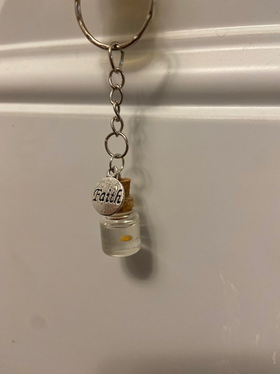 Mustard Seed Faith Keychain