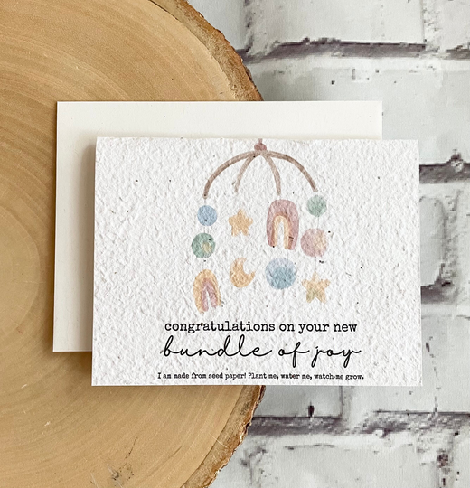 Baby Shower Seed Card - Bundle Of Joy