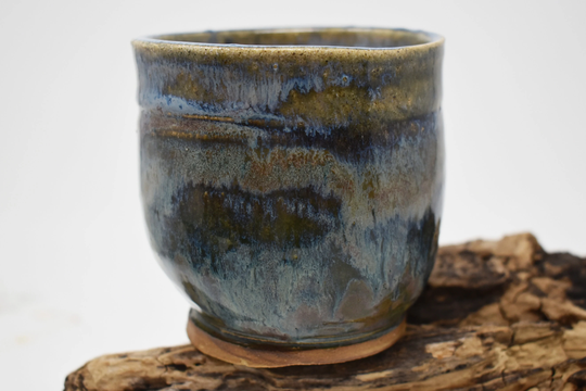 Rustic Blue Plant Pot