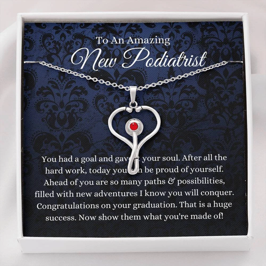 stethoscope, Podiatrist Graduation Gift, Grad Gift For Women, A New Doctor Of Podiatric Medicine Podiatry