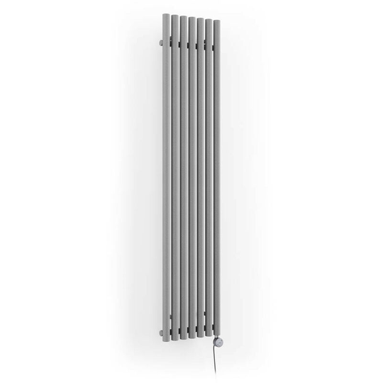 Rolo Room e Vertical Electric Radiator 1800 x 370mm Salt n Pepper - Terma